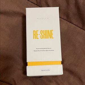 •1/4•Maëlys RE-SHINE Illuminating Body Serum 3.5 100G •Brand New Sealed In Box•